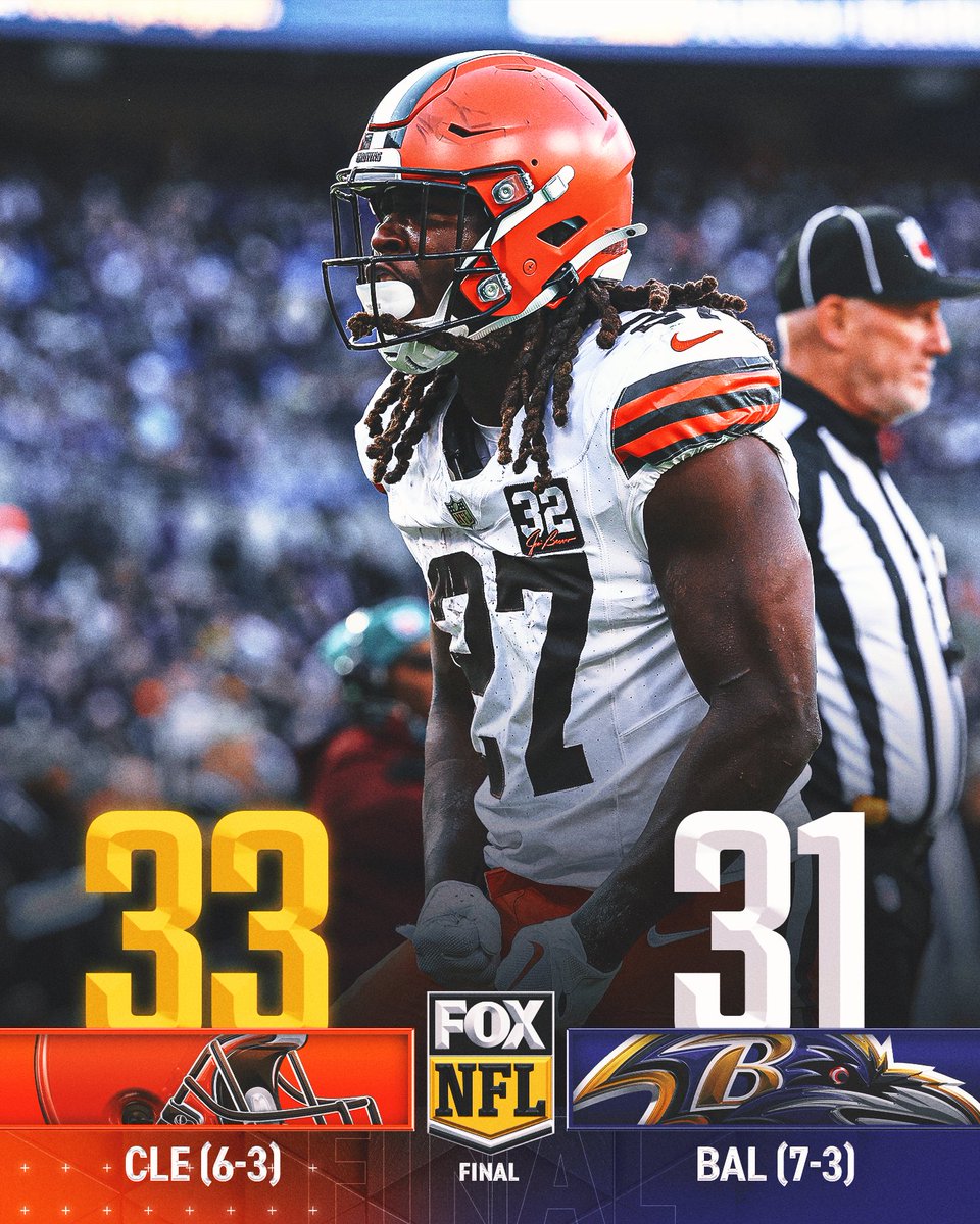 COMEBACK COMPLETE!

The <a href="/Browns/">Cleveland Browns</a> pull off the HUGE win on the road in Baltimore!