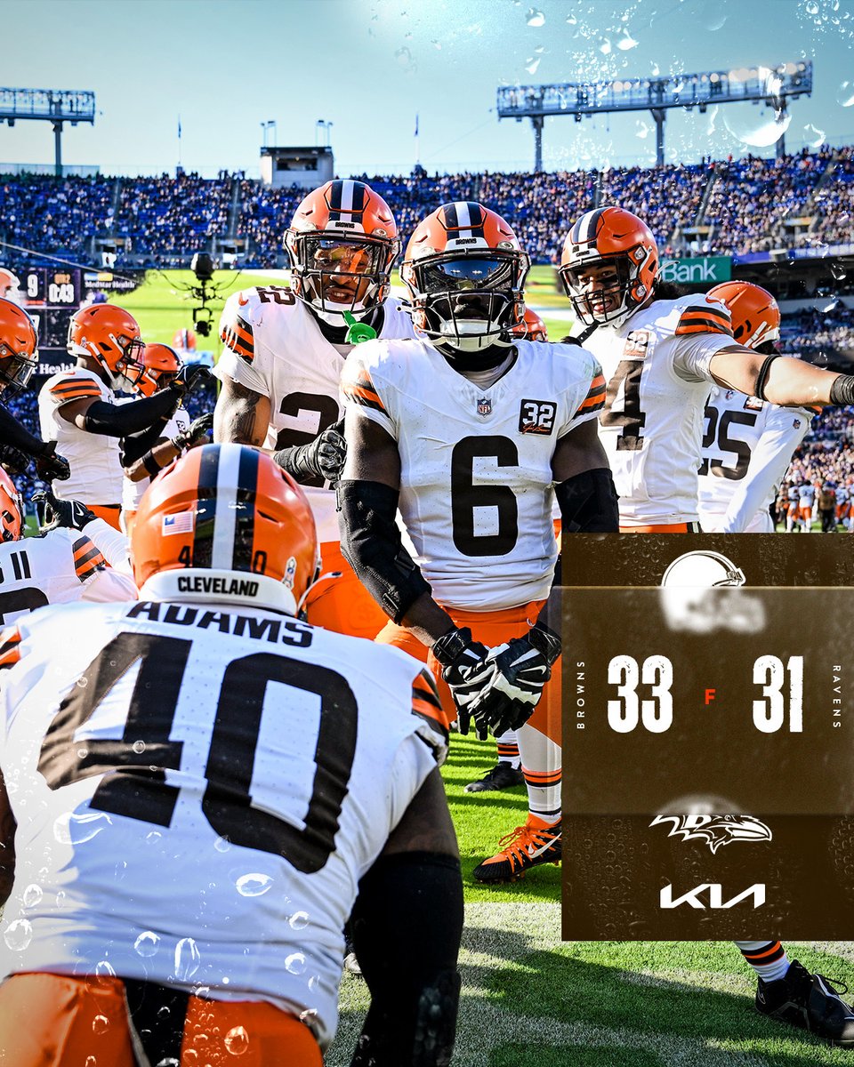 BROWNS WIN!!! 🎉🥳🎊
