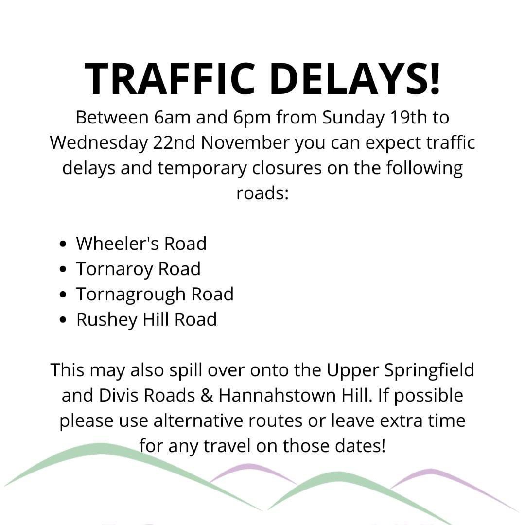 Filming around Divis will affect access for mountain bikers and walkers.