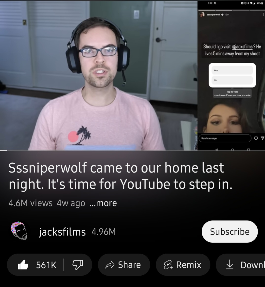 aaronspice9's tweet photo. @YouTube Remember when it took y'all hella long to respond to Elsagate?
#bansssniperwolf https://t.co/RZ4CrNTdiP