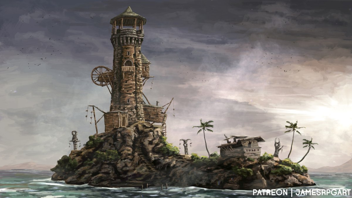 JamesRPGArt's tweet image. 🌧️🛌It's a quiet Sunday night here so I thought I'd put a little thread together on my journey to becoming a full time creator!

For those of you that don't know me, I'm James! And guess what? I make RPG Art! 🖼️

Follow this thread for tons of free scenes too!