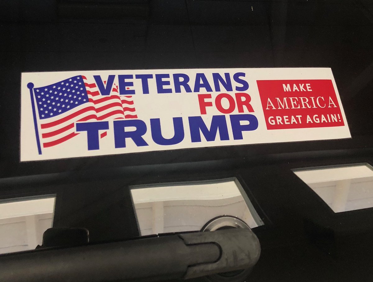 YnotDebPauly's tweet image. My bumper sticker. #VeteransDay2023 #VeteransDeserveBetter than Biden. #Veterans4Trump