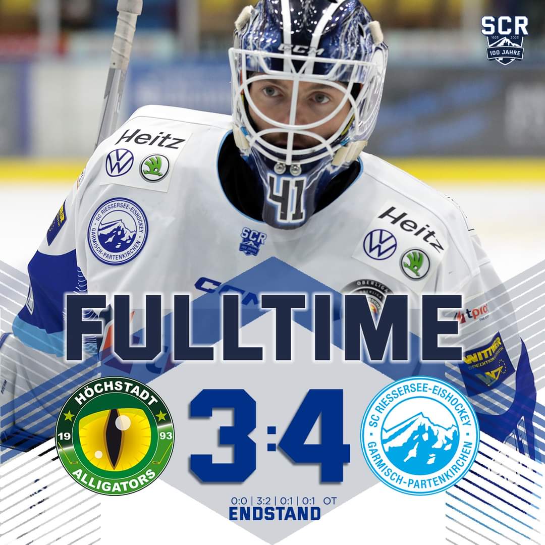 Der SCR gewinnt in Höchstadt mit 4:3

Curtis Roach erzielt sein erstes Tor für die Werdenfelser und sorgt damit für den 4:3 Siegtreffer in der Verlängerung.  Für die weiteren Treffer auf Seiten des SCR sorgten Dibelka und Soudek netzte zweimal ein.

👉bit.ly/3swhWJW