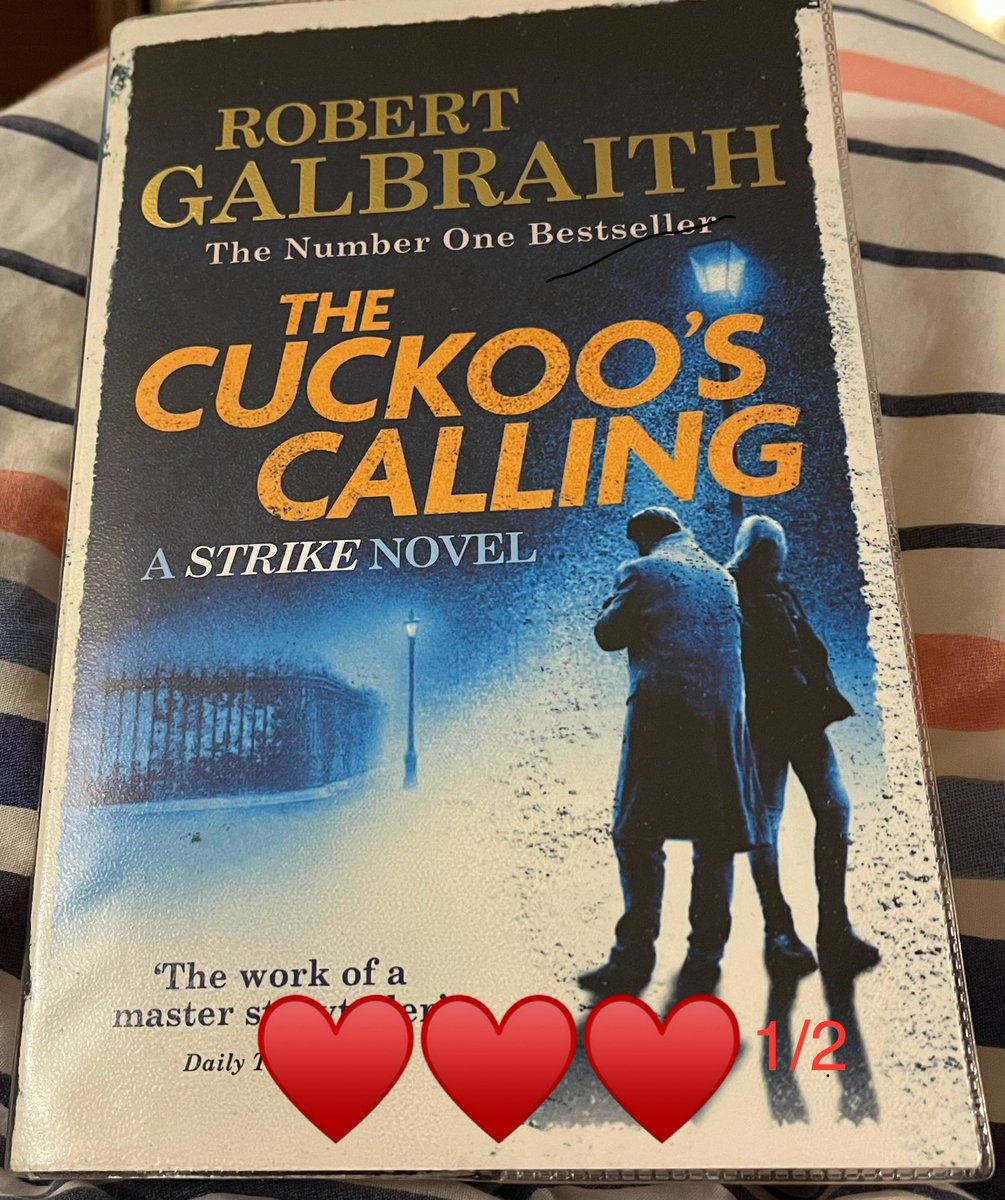 CathBax's tweet image. #Book94of104 #LancsReads2023 @LancsLibraries #BookTwitter
4/8 #NovReadingGoal
#TheCuckoosCalling is the 1st #CormoranStrike book by #JKRowling under the name #RobertGalbraith
An enjoyable read but long at 550p - I ♥️ a big read if it’s a real page turner.