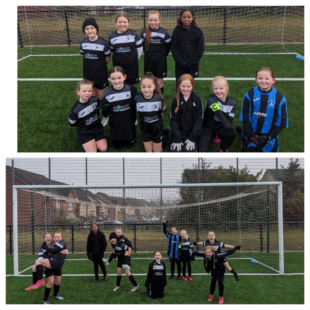 Well done to our under 10 blacks today 🖤. A great performance playing some nice football keep it up girls the hard work is paying off 💪🏼 💙🖤.  #girlsfootball #grassroots #under10s ⚽️