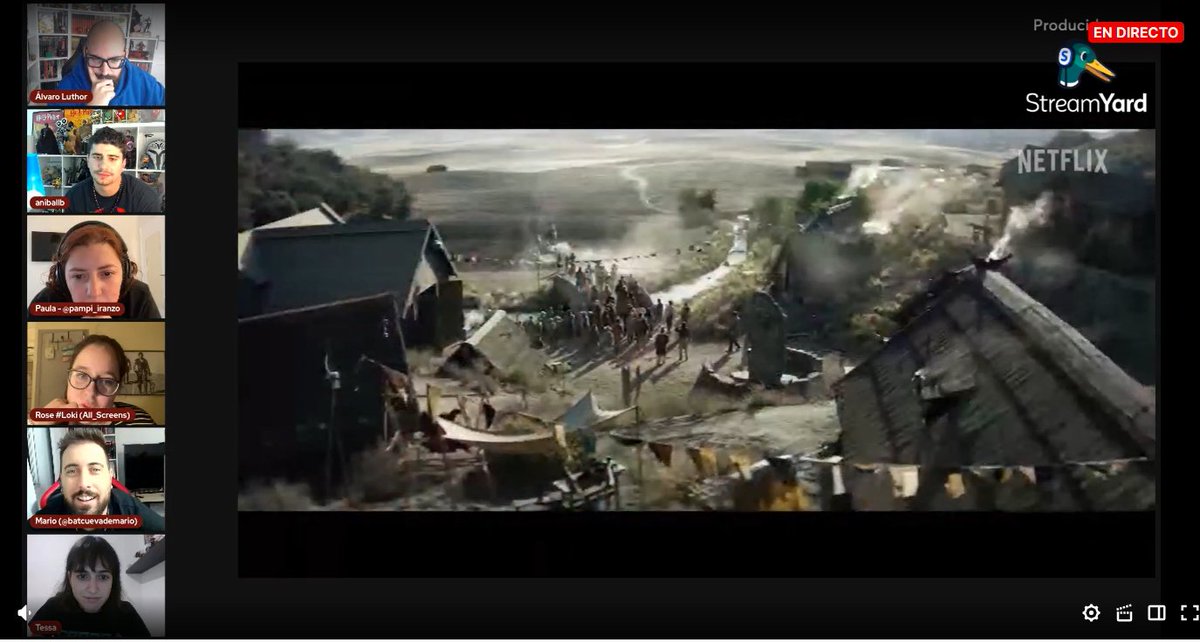 All_Screens's tweet photo. Esto está pasando: aquí reaccionando al nuevo tráiler de la parte 1 de #RebelMoon en el #Carcaj XD https://t.co/cIU2WokabZ