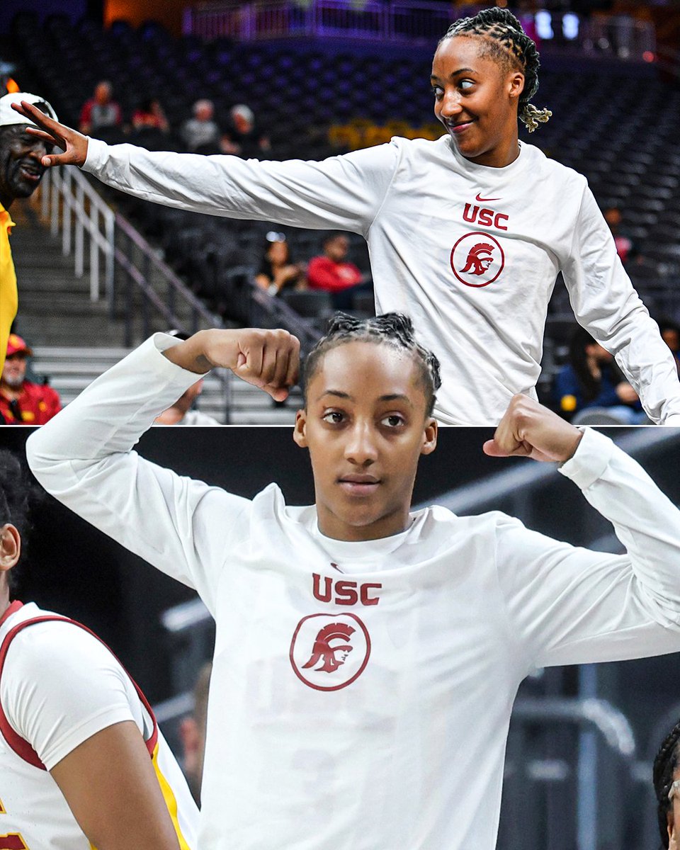 On April 16, 2022, Aaliyah Gayles was shot at least 18 times at a house party.

On Friday, she checked into her first basketball game in 574 days for the USC Trojans to a standing ovation.