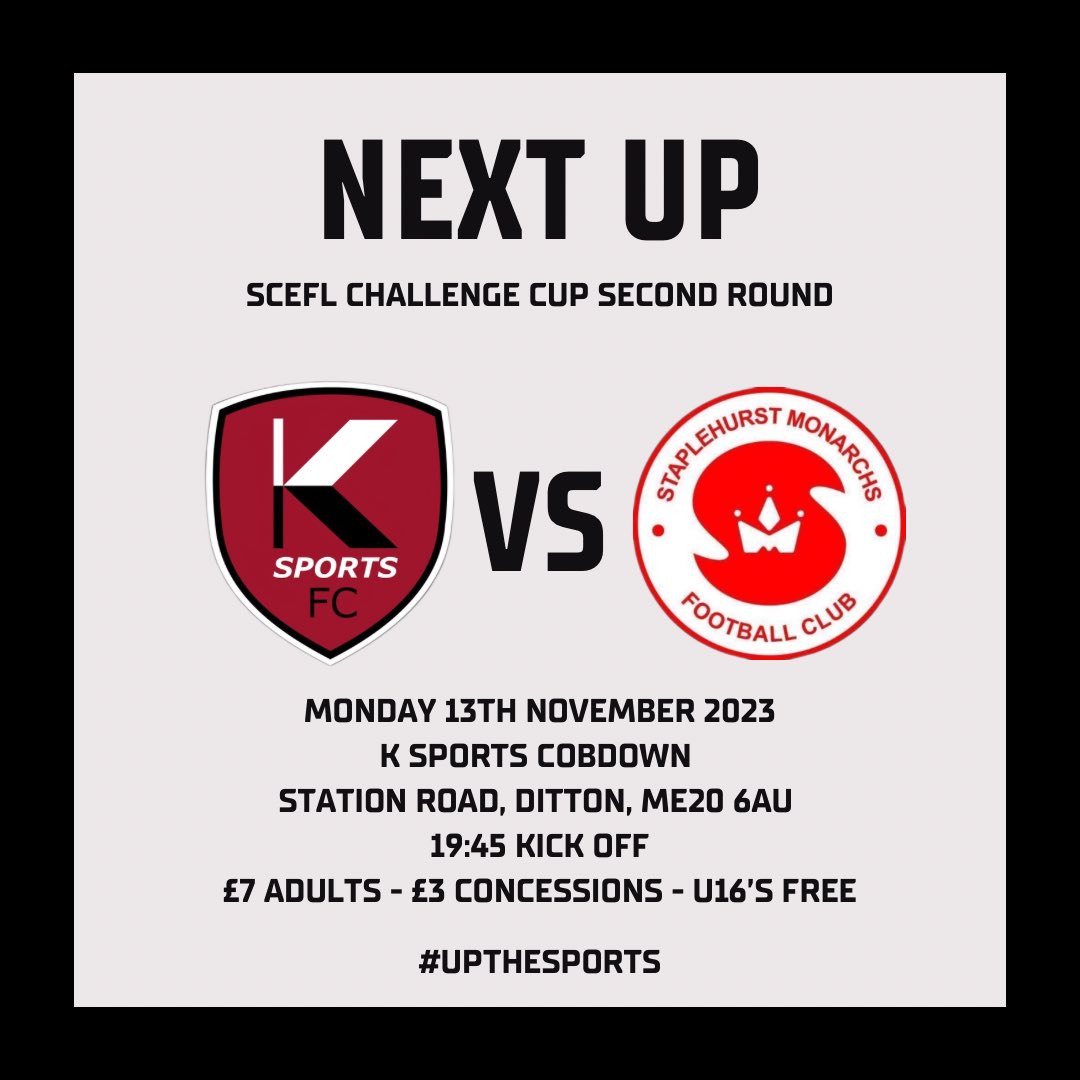 SheppeySportsFC's tweet photo. Get yourself down to Cobdown tomorrow night for some @SCEFLeague Challenge Cup action! https://t.co/SLob7kZ2R5
