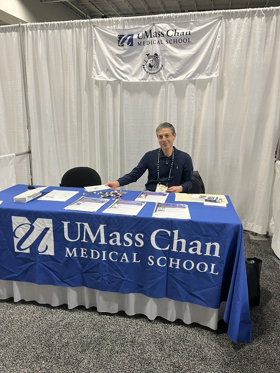 Come to the @UMassChan @UMassChanGSBS booth #56 @SfNtweets