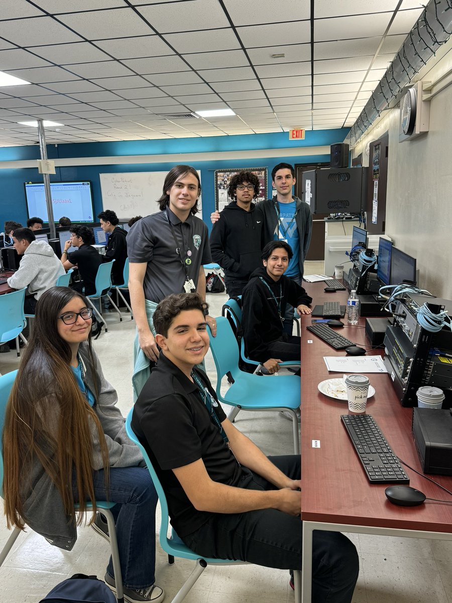 mlecITacad's tweet image. CyberPatriot Round 2 is a wrap! State next! Proud of our MLEC Jaguars! Way to go! @MLECPrin @CTEMiami @drldiaz @MLECJaguars @mlecITclub @NAFMiami @NAFCareerAcads