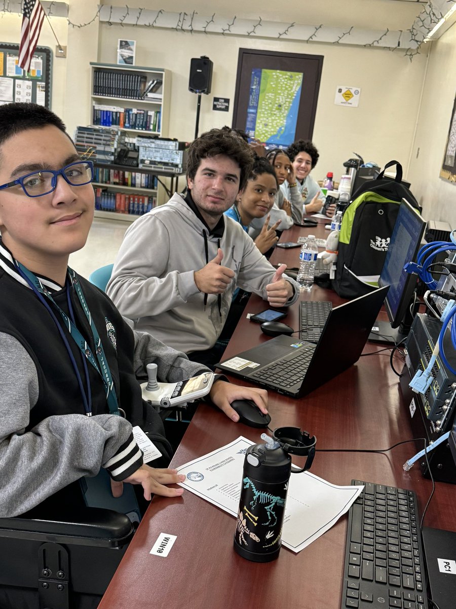 mlecITacad's tweet image. CyberPatriot Round 2 is a wrap! State next! Proud of our MLEC Jaguars! Way to go! @MLECPrin @CTEMiami @drldiaz @MLECJaguars @mlecITclub @NAFMiami @NAFCareerAcads