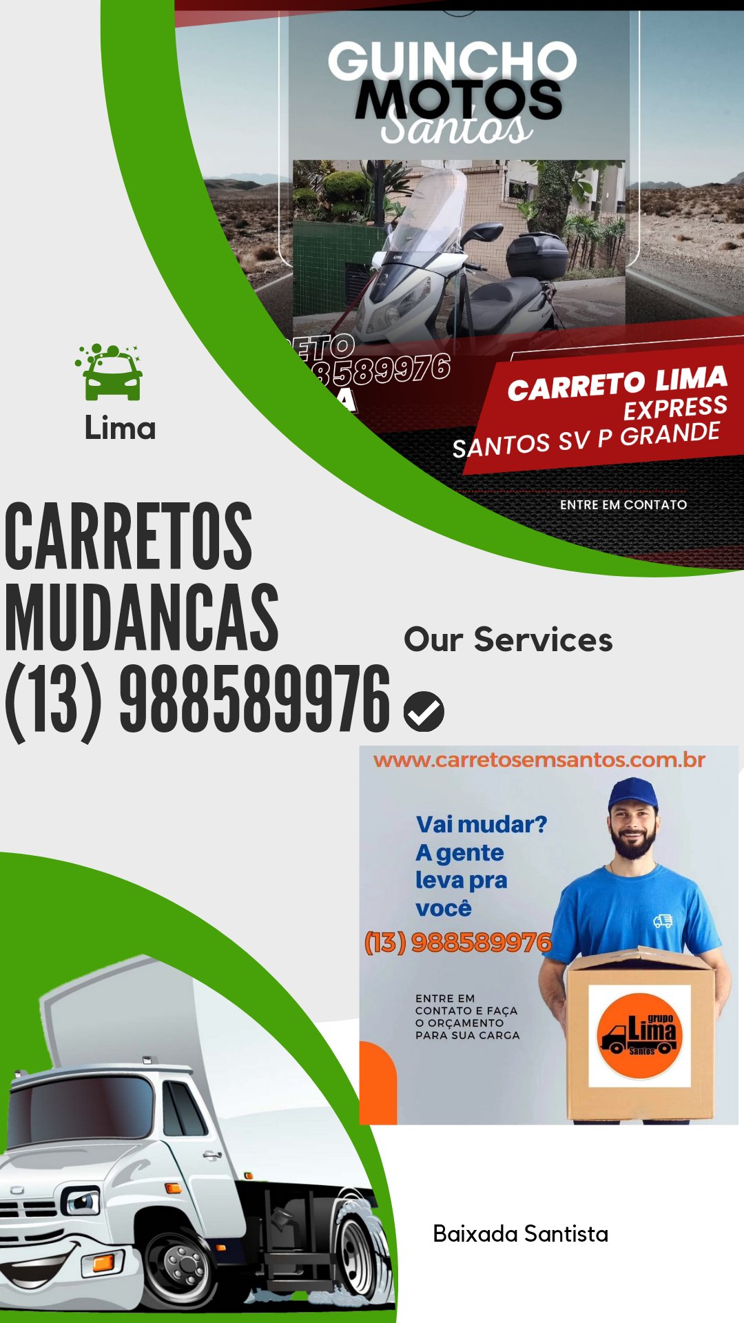 Guincho de motos em Santos (13) 988589976 - Guincho em Santos (13