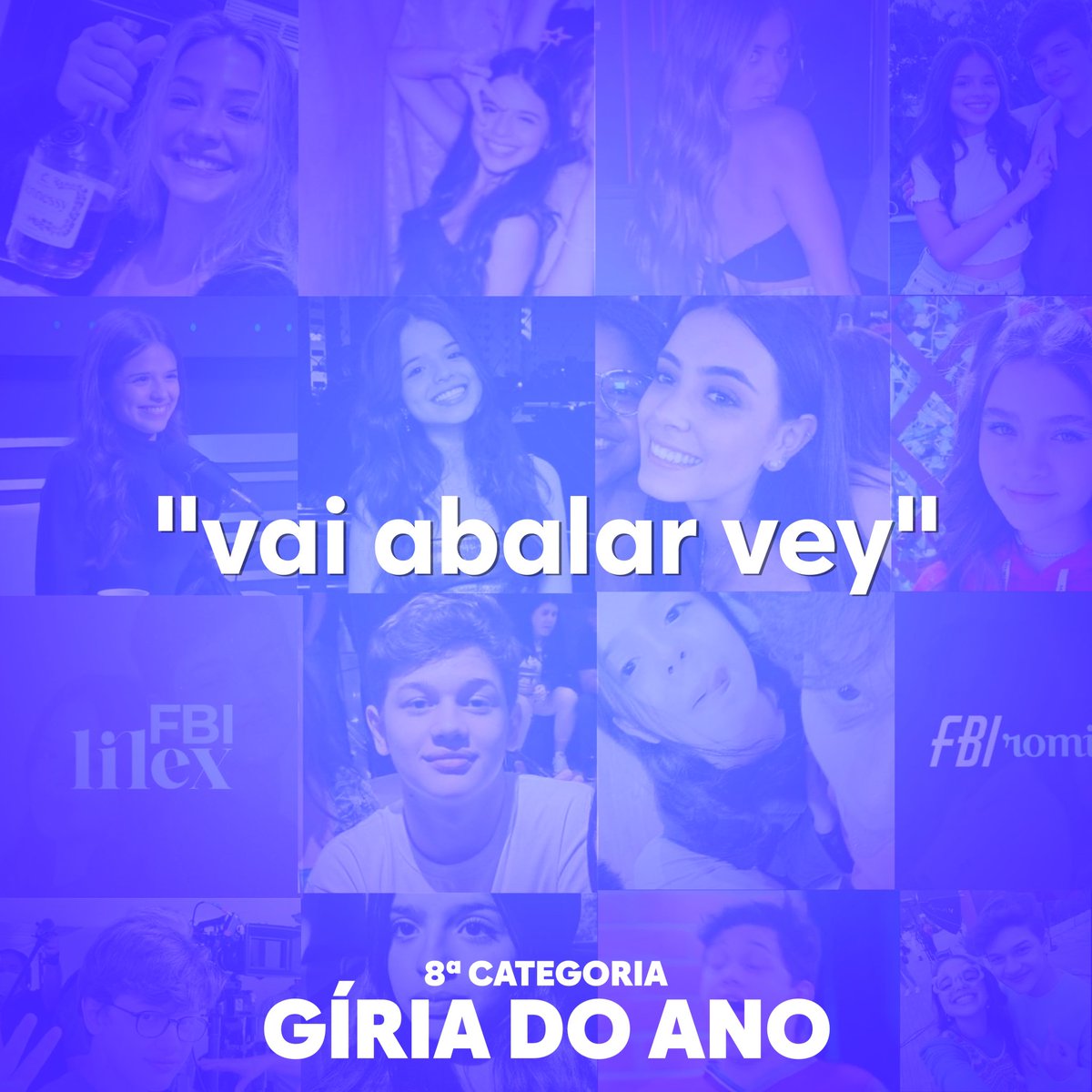 aidrejawards's tweet photo. 🚨 8ª CATEGORIA: "Gíria do Ano"
Nessa categoria, os concorrentes são:

1. "vai abalar veyr"
(de: @vigiansgrl)
2. "mana, você é ygona?"
(de: @doardabf)
3. "amo, acho o auge"
(de: @doardabf)
4. "mores/amores"
(de: @liehslv)

O AIDREJ Awards acontecerá no dia 19/11. https://t.co/QTbpzfzbFh