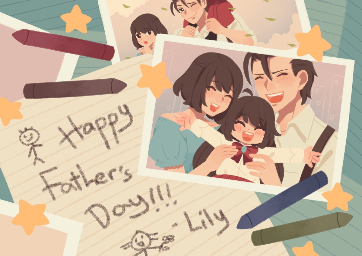 Strayflux_ID's tweet image. &quot;Happy Father&apos;s Day!
Thank you for being the best dad ever! I love playing together with daddy, it&apos;s super fun!

Your stories are silly but so funny, thank you for always reading them by my side when I can&apos;t fall asleep.

Love you dad - Lily&quot;
#FathersDay #AnimeArt #indiegame