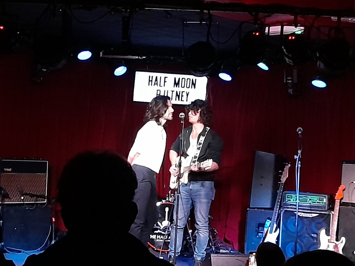 The excellent <a href="/thebluehighways/">The Blue Highways</a>  with a stunning duo near-a cappella'Tonight' at <a href="/HalfmoonPutney/">The Half Moon Putney</a> today closing a great session of Country in the afternoon. (The rest of the band were bloody good too!)