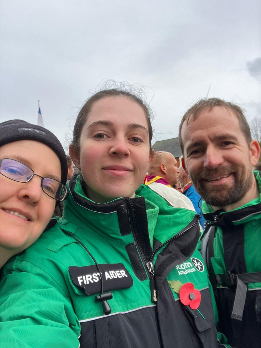 KmswardWard's tweet photo. A big thank you to all our Birmingham Black Country volunteers who, today, braved the weather to pay their respects and care for those doing so also. 
They shall never be forgotten and we shall never forget @stjohnambulance @PoppyLegion @SJA_WMR_Events https://t.co/pFybqzHTrE