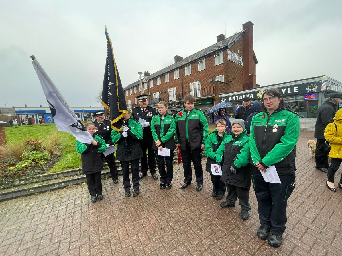 A big thank you to all our Birmingham Black Country volunteers who, today, braved the weather to pay their respects and care for those doing so also. 
They shall never be forgotten and we shall never forget <a href="/stjohnambulance/">St John Ambulance England</a> <a href="/PoppyLegion/">Royal British Legion</a> <a href="/SJA_WMR_Events/">SJA West Midlands Region Events</a>