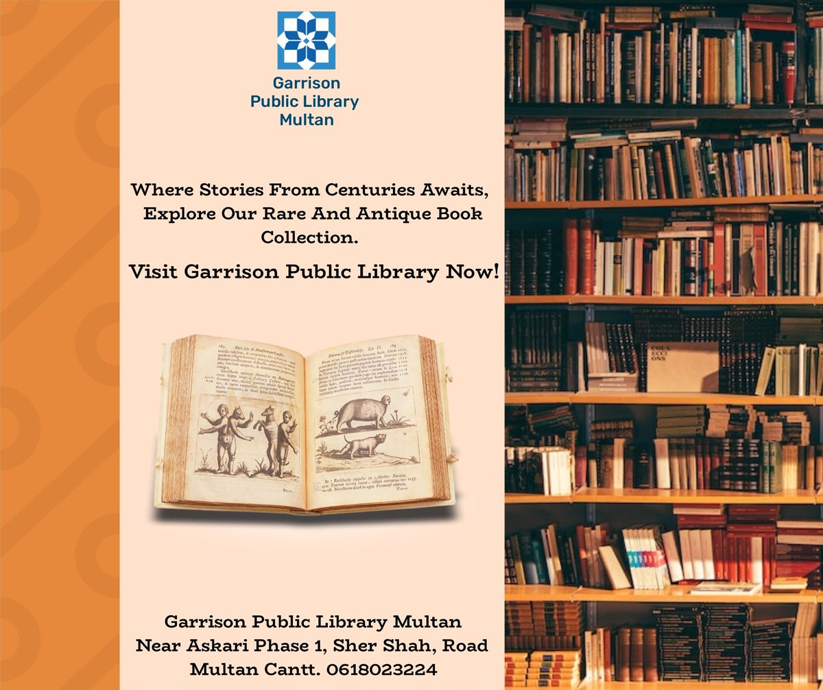 Garrison Public Library Multan tweet media