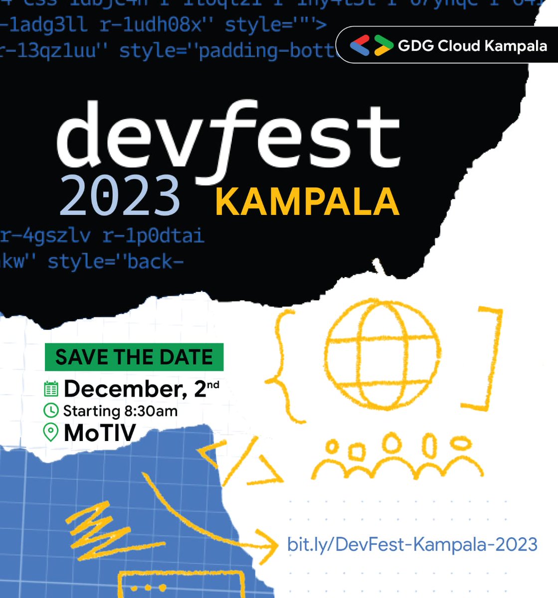 jjembaemmanuel1's tweet photo. What really stops you from attending this year's @devfest at @MotivUG indeed, with amazing and outstanding speakers. Plan for the day accordingly, #2nd_December.
#DevFest2023 #devfest #devfestkampala
@GDGCloudKampala @soloopio @Theepeace_rm https://t.co/gvgwF3QLf8
