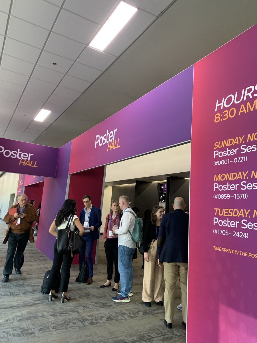 ACRheum's tweet image. And we’re back! The #ACR23 Poster Hall is officially open for business, 8:30 AM to 4:00 PM PT, Sunday through Tuesday. 👏👏👏