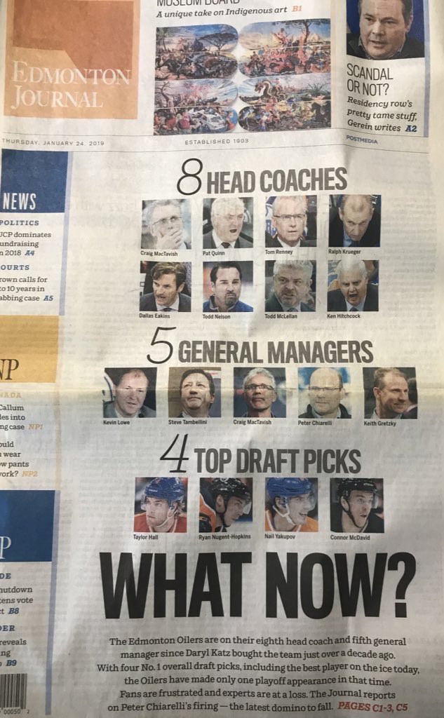 mniype's tweet image. Hey @BreakenridgeYEG maybe you could save some time and just update this front page from a few years ago. #Oilers