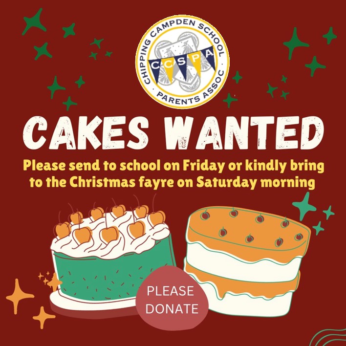 Please note the school Kitchen has a strict no nuts policy. Please include a list of ingredients with any bakes for allergen purposes (esp gluten and dairy free). For container returns please label with child’s name and tutor group, we will get these back to you. Thank you!