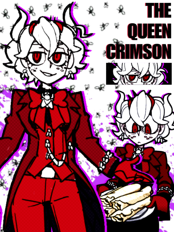 ─┈┈ •⠀ ̖́-

𝐈𝐍 𝐓𝐇𝐄 𝐂𝐎𝐔𝐑𝐓 𝐎𝐅 𝐓𝐇𝐄 𝐂𝐑𝐈𝐌𝐒𝐎𝐍 𝐐𝐔𝐄𝐄𝐍

─┈┈ •⠀ ̖́-

       ♡ + ↻