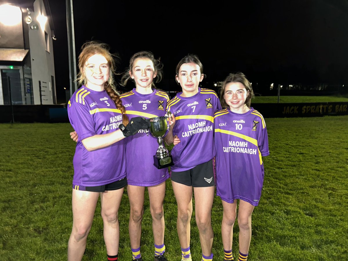 Our girls still on form -

Curraglass past pupils who won their East Cork u14 Championship Final on Sat night v Carrigtwohill.  
Keep up the good work Cailíní 👍👌🏼
<a href="/StCatherineslgf/">St Catherine's Ladies Football</a>
