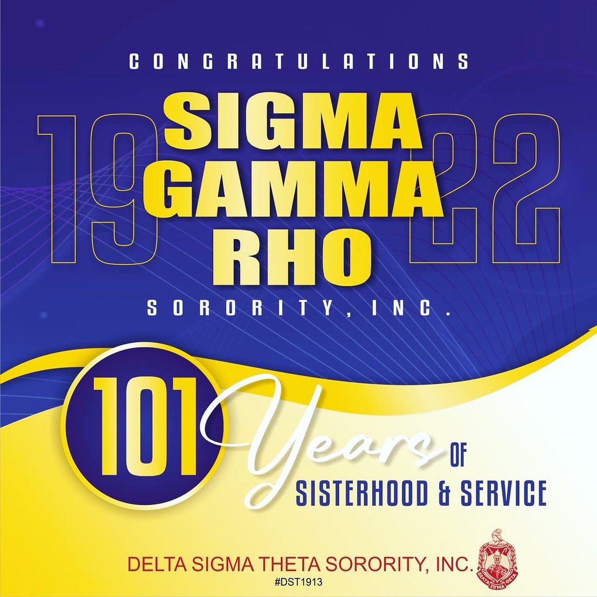 Congratulations on celebrating 101 years of unwavering service!

#SGRHO101 #DST1913 #PWCACDST