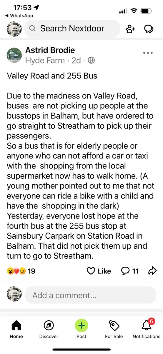 @MayorofLondon @clairekholland @Maccspider @PauloCampbell @heartstreatham @streathamaction @cyclestefan @StrWellsLTNEye 

Post from Next Door… Not going so well this ill-conceived badly planed and poorly implemented LTN is it. 

#streathamltn #ltn #forthefewnotthemany