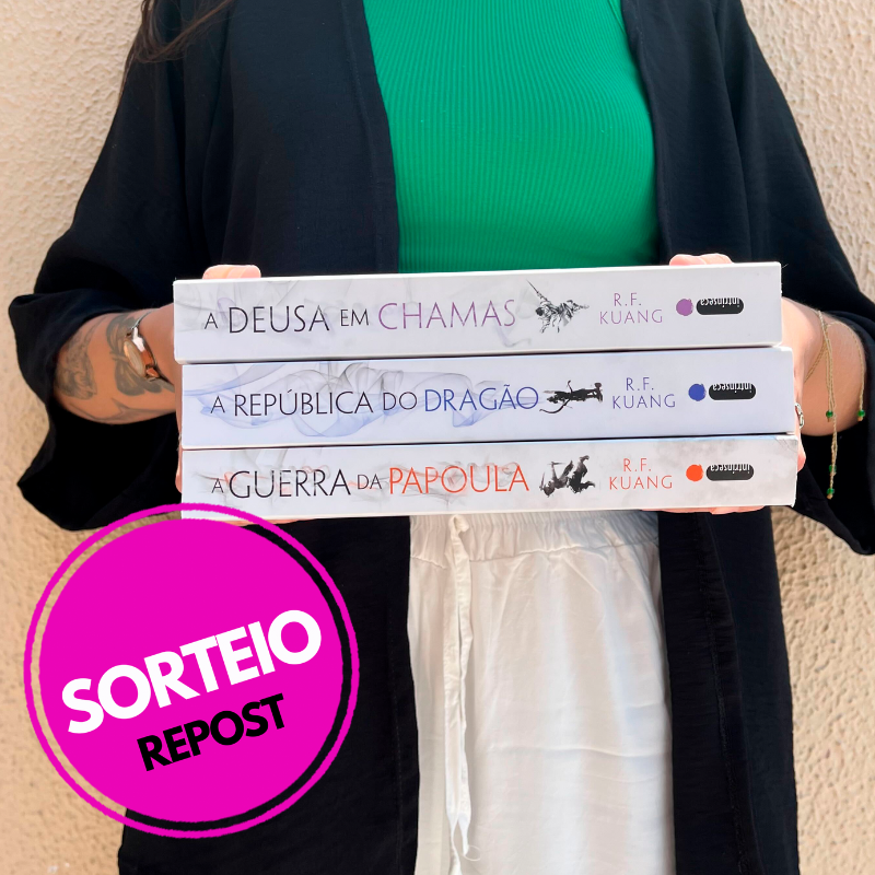 intrinseca's tweet photo. [REPOST] 

Que tal levar para casa um kit com a trilogia completa de "A Guerra da Papoula"? 

Siga o nosso perfil, dê RT neste post e preencha o formulário: https://t.co/f6PN0bBut6

Resultado: 14/11 https://t.co/XQ7TLbVInx