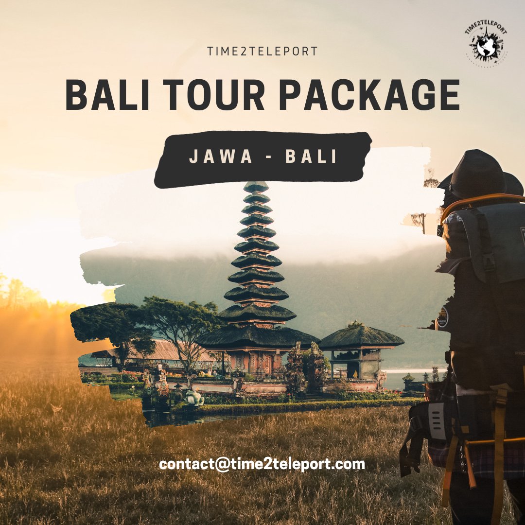 Time2teleport invites you to an extraordinary journey through Jawa and Bali! 🌏✨ Secure your tour package and experience the best of Indonesia. 

#Time2teleport #BaliTour #IndonesiaAdventure #JawaBaliAdventure #IslandEscape #BaliDreams #Time2teleportIndonesia #JawaBaliEscape