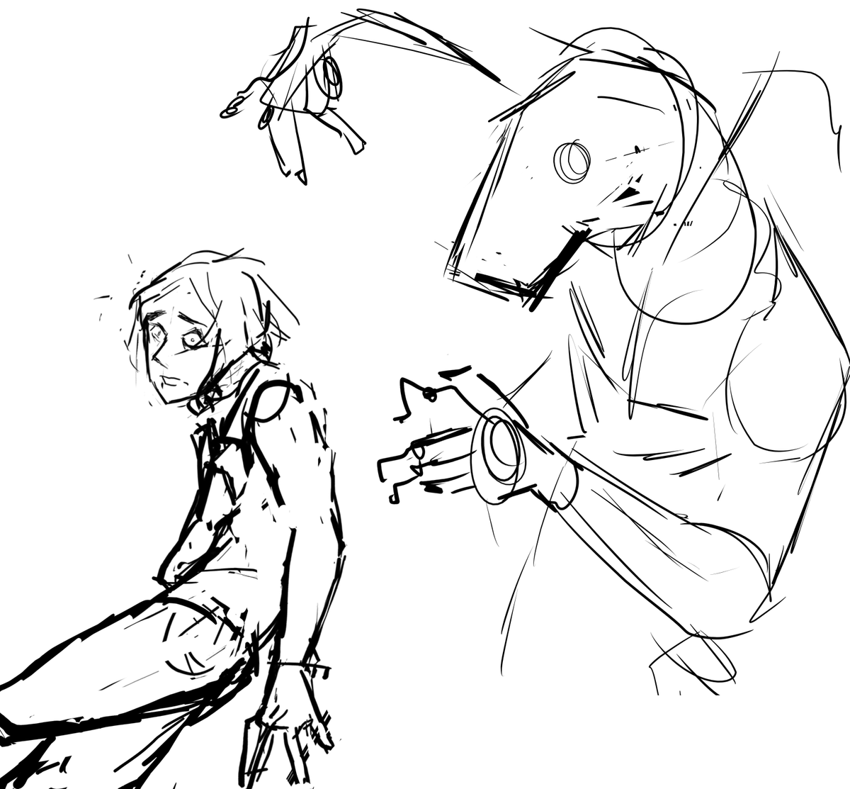 coiocoya's tweet photo. algo del 2020 con sus respectivos bocetos #kritaart #illust #artprocess https://t.co/UHLGJ3lVpq