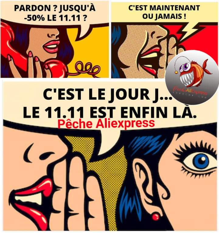 PecheMer's tweet image. Bonjour @followers 
C’EST LE GRAND JOUR !! Les promotions 11.11 sont là ! 😆 Profitez des plus importantes promotions de l’année 💪 et obtenez des coupons incroyables sur tous les produits ! 

💕Le lien : s.click.aliexpress.com/e/_DeBcdKj

#AliExpress #SUPER1111 Pêche Aliexpress