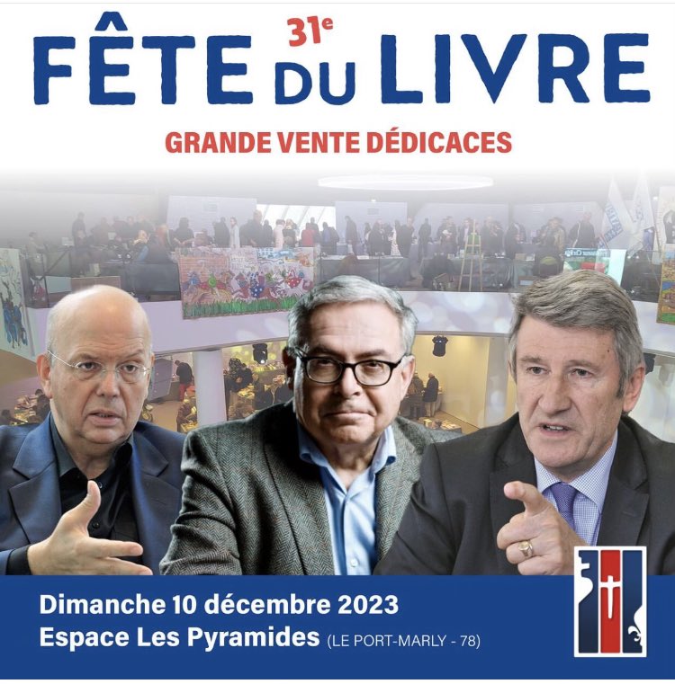 Patrick Buisson sera présent le dix décembre prochain à la trente-et-unième fête du livre organisée par <a href="/RnaissanceCatho/">Renaissance Catholique</a> au Port-Marly !

#Decadanse