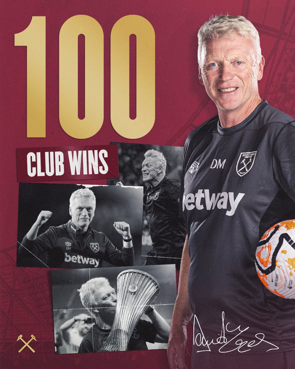 Congratulations on 100 Club wins, gaffer! ⚒️