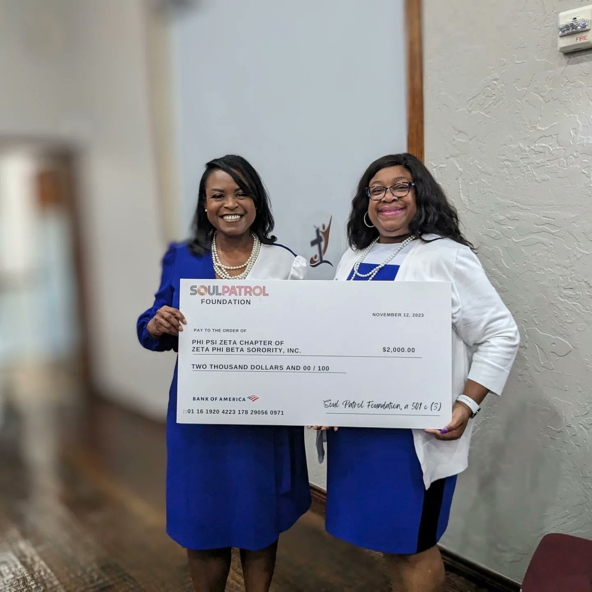 monigo007's tweet image. I enjoyed worshipping @lcfchurchfrisco
Thanks to Soul Patrol in Frisco, we received a $2k grant for scholarships along with our sisters @zphib_phipsizeta and 7 other organizations. Soul Patrol raised $18k+ at their 4th annual Juneteenth riding rally. 

#ServiceIsWhatWeDo