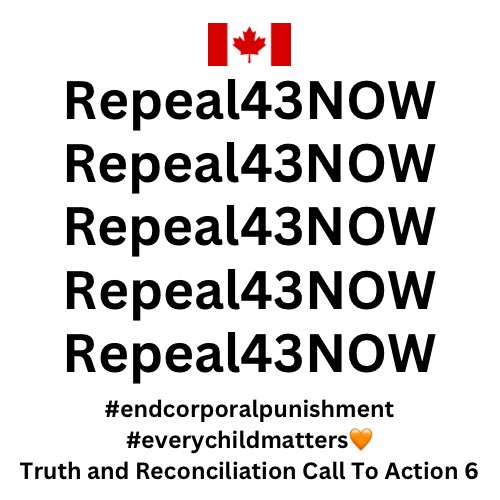 Children’s rights align with their wellbeing. #BillS251 can help facilitate resources that help parents centre #Childrensrights & make #Canada finally accountable to children. #repeal43 #mentalhealth #CallToAction6