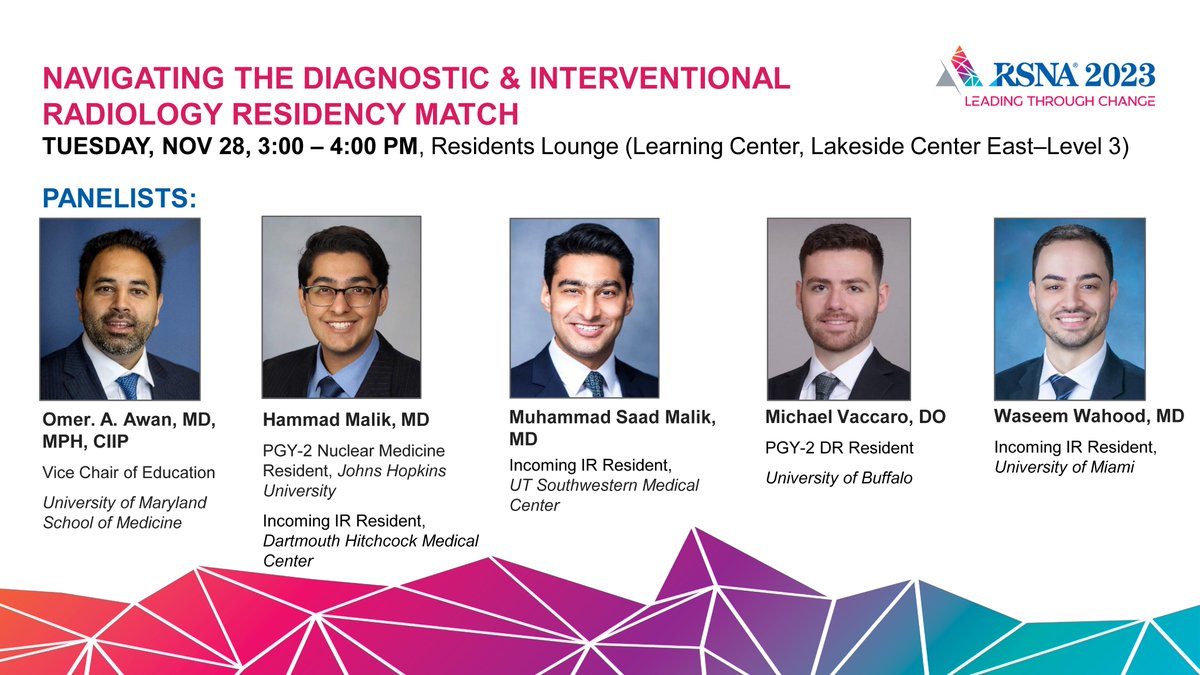 ⚠️Time to BeExcitedforRSNA.⚠️ Very excited to announce that in just TWO WEEKS, the @RSNA Medical Student Task Force (MSTF) will be bringing you med student event at #RSNA23!! We have a great lineup of panel/presentations, a Kahoot! Radiology competition, and a social planned!