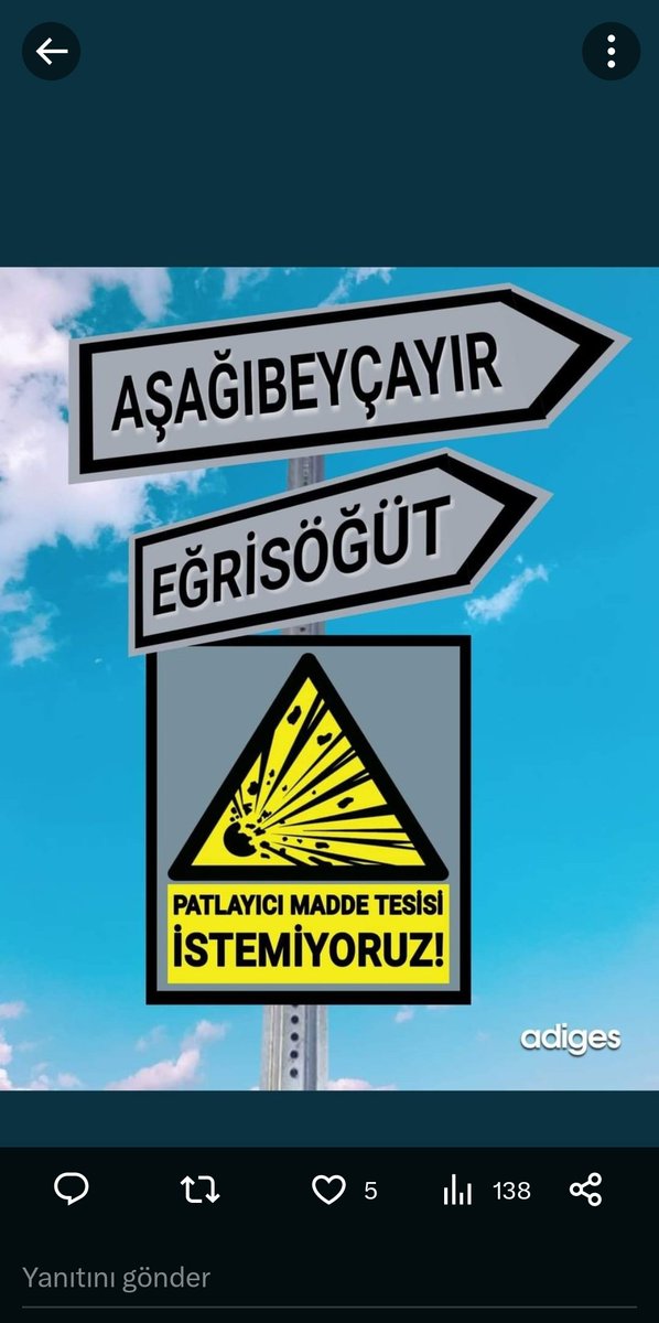 KmkStn's tweet photo. #EgrisogutBeycayır köyümüze dokunmayın https://t.co/ib85Wh3X2x