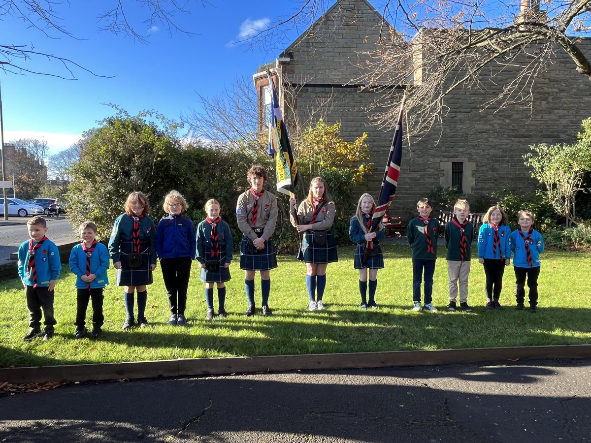 Some of our Beavers, Cubs &amp; Scouts along with some Links Explorer Scouts attended the St Serfs Church Remembrance Service this morning to pay our respects. Well done all, you were a credit to Scouting. <a href="/enescouts/">Edinburgh NE Scouts</a> <a href="/sesscouts/">South East Scotland Scouts</a> <a href="/ScoutsScotland/">Scouts Scotland</a> <a href="/scouts/">Scouts</a>