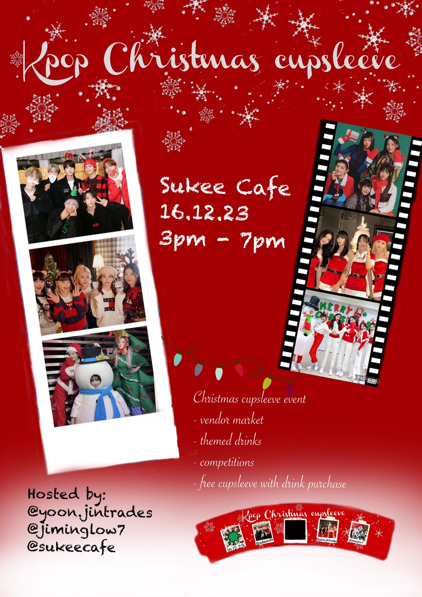 jadefofi1's tweet image. So excited to announce that our kpop Christmas cupsleeve is live!!! Reserve your ticket here: eventbrite.co.uk/e/kpop-christm…