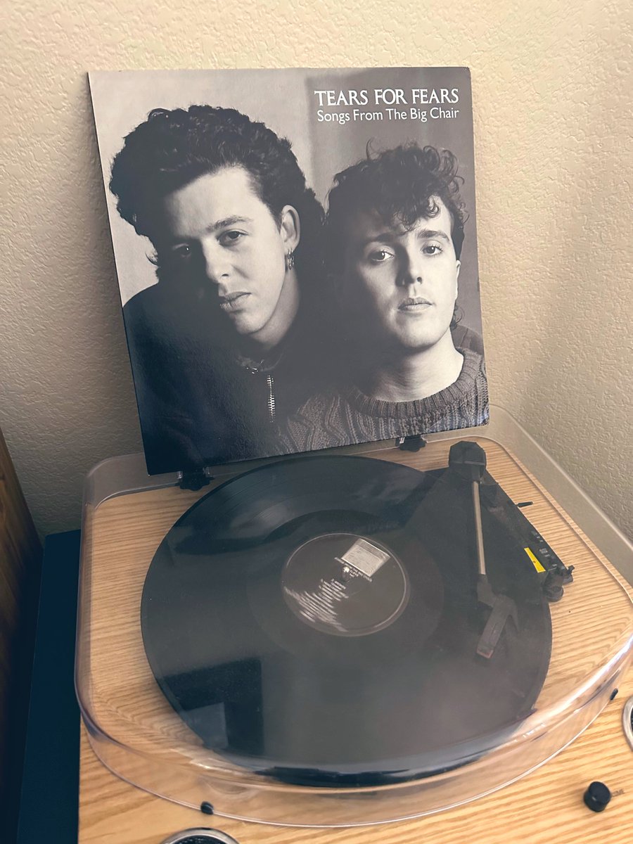 Today’s vinyl. Never really listened to Tears for Fears beyond the hits, but this album is legit.