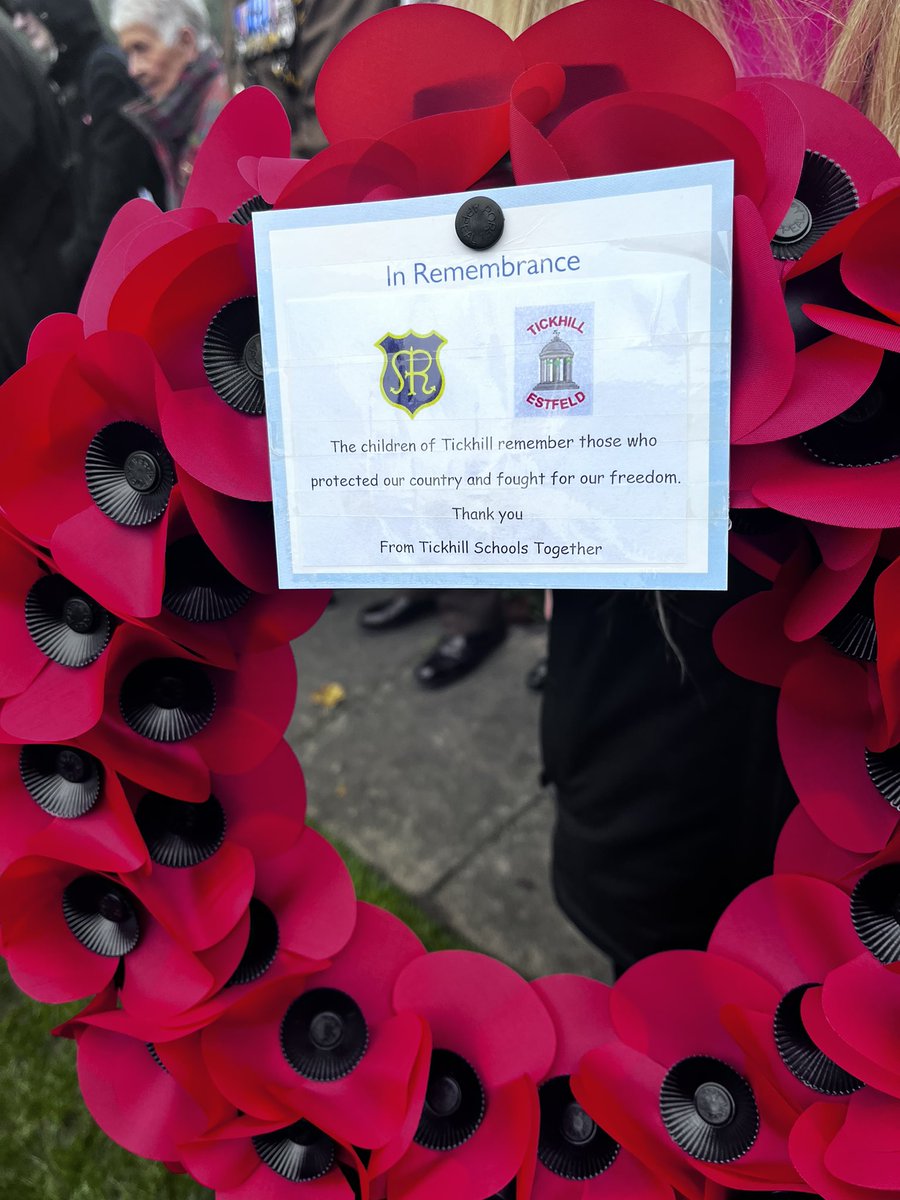 Very proud to accompany our Year Six School Councillors as they joined two pupils from St Mary’s to lay a wreath at the remembrance service at St Mary’s Church today. It was lovely to see so many of our other pupils representing the uniformed organisations as well.