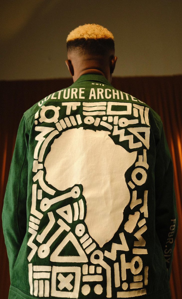 urchezdrewit's tweet photo. 1 am @urchezdrewit, a phenomenal AfroMuralist blazing a trail across fashion & spacial branding.
My new piece for @gaisebaba features in the spanking new Music Video for #ElijahLevelRemix feat. the phenomenal @limoblaze and shot by @oluwadabest.
Watch the video on YouTube https://t.co/4ZWInukqKE