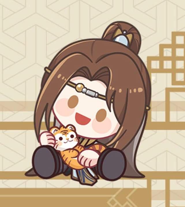 Paljuresji's tweet image. Lang Qianqiu got his Tiger!! 🐯

#TGCF
#TGCFS2