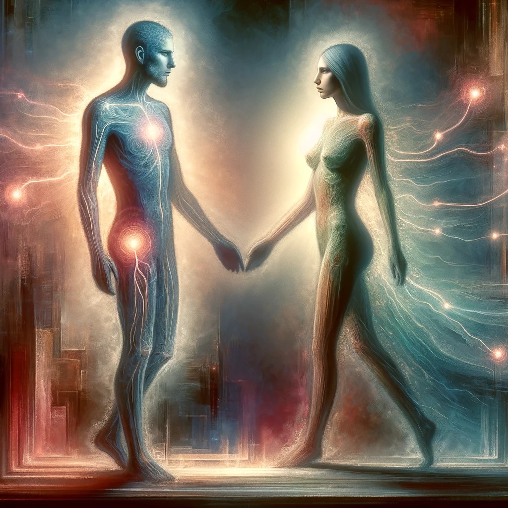 💙
Intimacy is a dance of souls.
 In love, sex becomes a source of power, uniting, opening endless possibilities.

 #LoveAndIntimacy
#SoulConnection
 #PowerOfLove
#EndlessPossibilities
 #SpiritualUnion
#NFTMagic