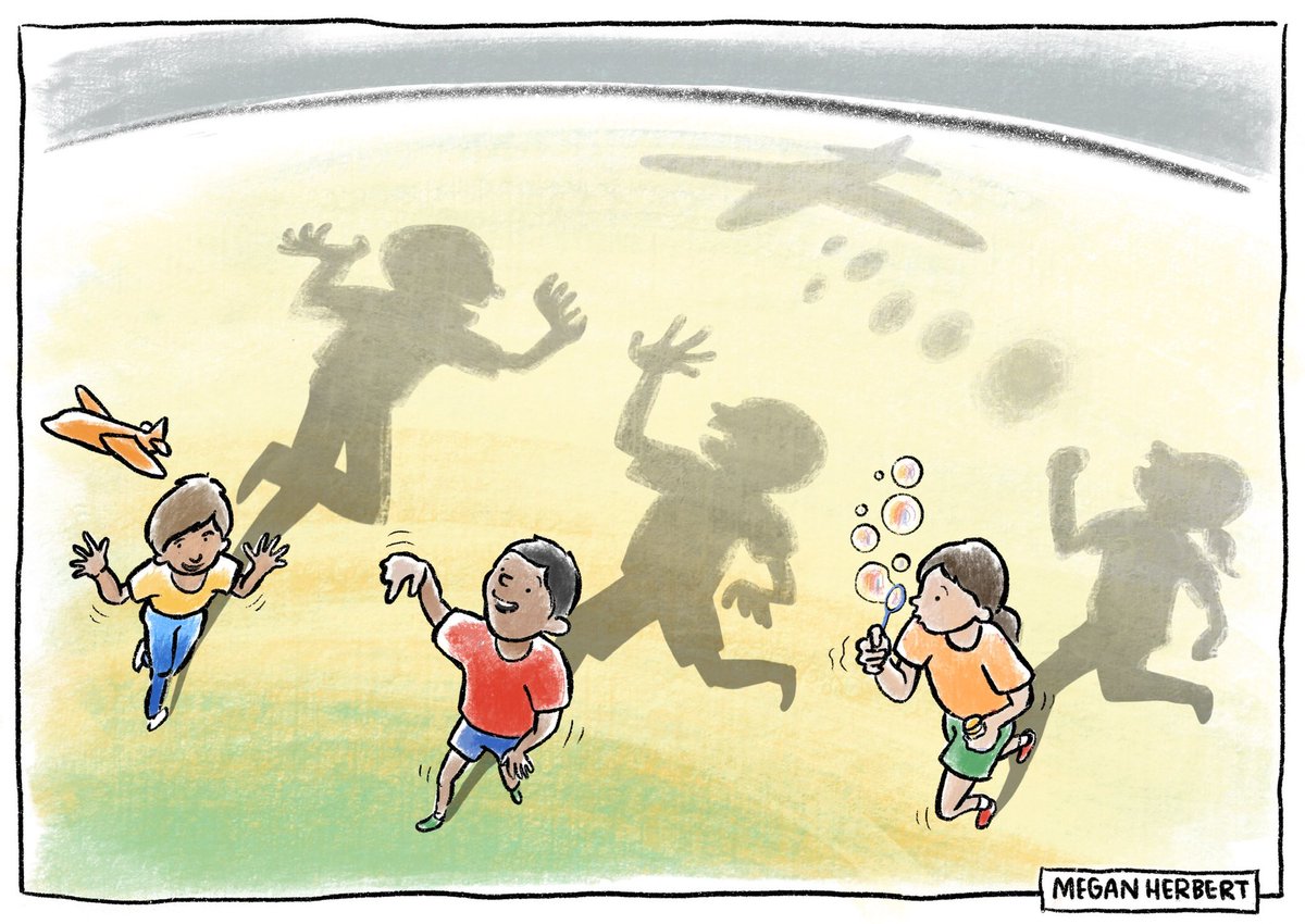 Shadows of their former selves. My cartoon in today’s @theage and @smh