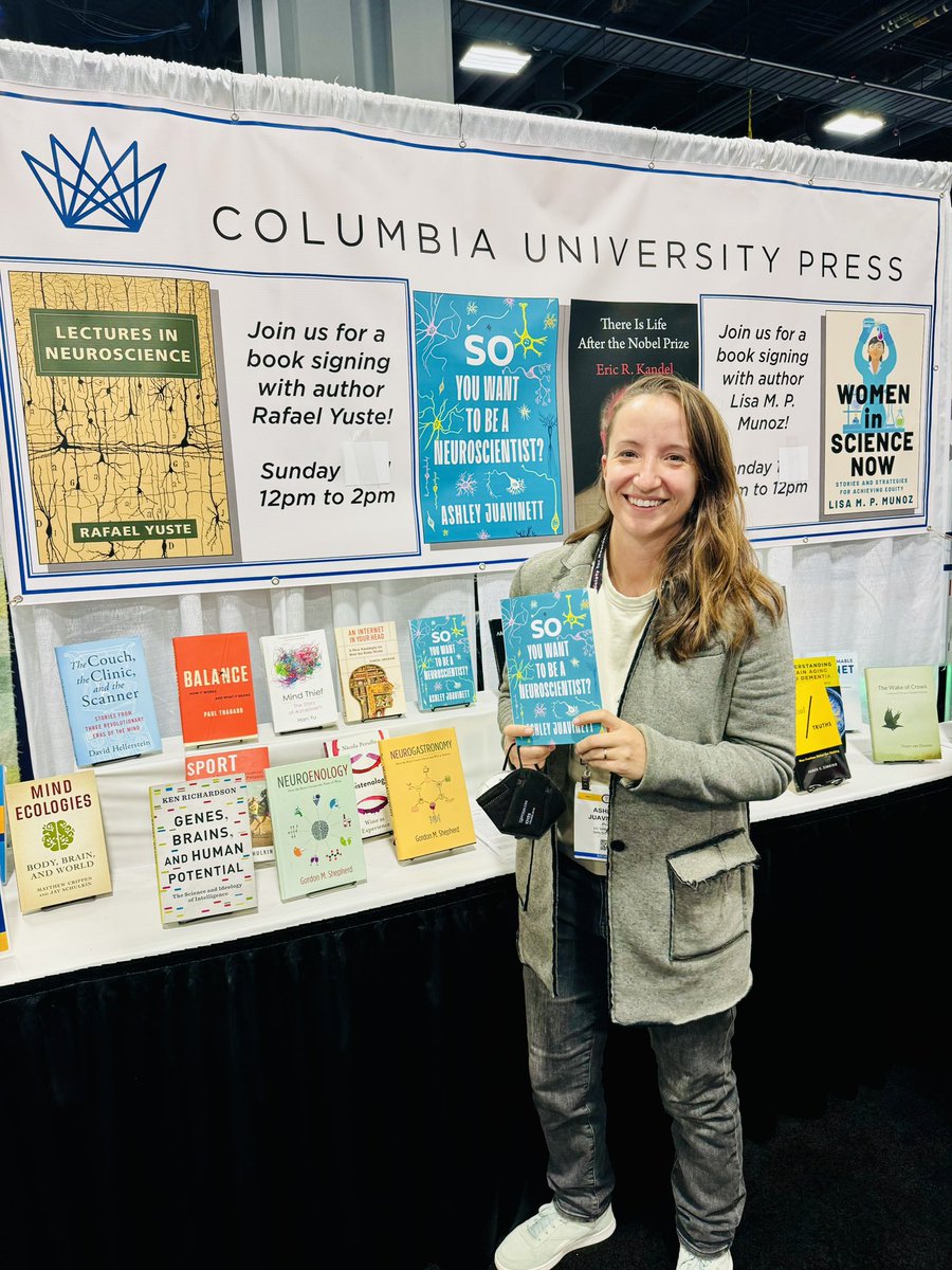 There is a BARGAIN on my book right now at the #SfN2023 @ColumbiaUP stand (3219) — they’re just $10 each! The only catch is that you need to have cash! 💸 (They have other great books for just $10 too!)