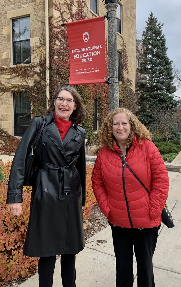 vavinator's tweet photo. The International Division had a wonderful time hosting Chancellor Mnookin and introducing her to the great work being done to advance international education on campus, across Wisconsin, and around the world @uw_iris1 @IAPstudyabroad @UW_ISS https://t.co/d4zDXVFwFi